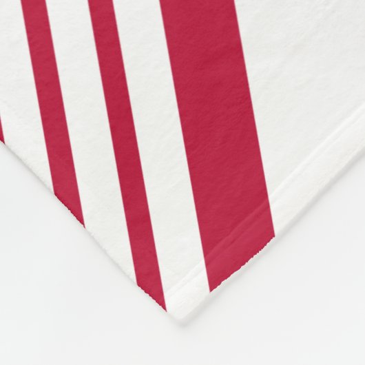 kerstsnoepriem fleece deken (Hoek)