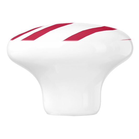 kerstsnoepriem keramische knop (Zijkant)