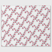 kerstsnoepriet cadeaupapier (Vlak)