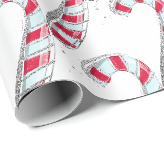 kerstsnoepriet cadeaupapier (Rol Hoek)