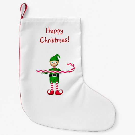 kerstsnoepriet Elf Kleine Kerstsok (Voorkant)