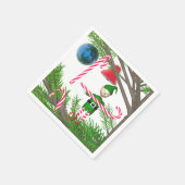 kerstsnoepriet Elf Servetten (Hoek)