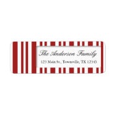 kerstsnoepriet etiket (Voorkant)