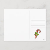 kerstsnoepriet feestdagenkaart (Achterkant)