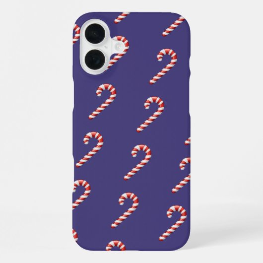 kerstsnoepriet iPhone hoesje (Achterkant)