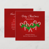 kerstsnoepriet kaart (Voorkant / Achterkant)