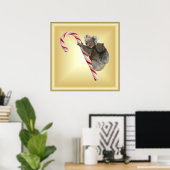 kerstsnoepriet Koalas Poster (Thuiskantoor)