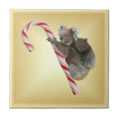 kerstsnoepriet Koalas Tegeltje (Voorkant)
