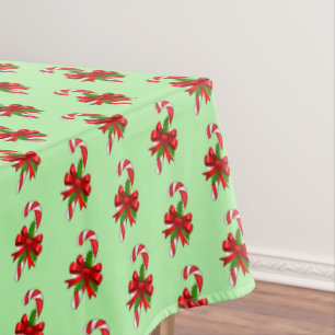 kerstsnoepriet rode groene tafellade tafelkleed