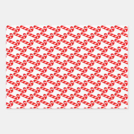 kerstsnoepriet rood wit inpakpapier vel