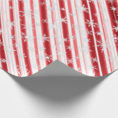 kerstsnoepriet Snowflakes Cadeaupapier (Hoek)