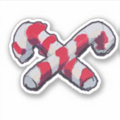 kerstsnoepriet sticker (Voorkant)