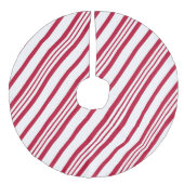 kerstsnoepriet Stripe Imitatie Linnen Kerstboom Kleed (Voorkant)