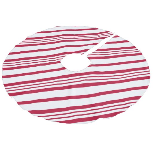 kerstsnoepriet Stripe Imitatie Linnen Kerstboom Kleed (Gekanteld)