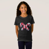 kerstsnoepriet t-shirt (Voorkant volledig)