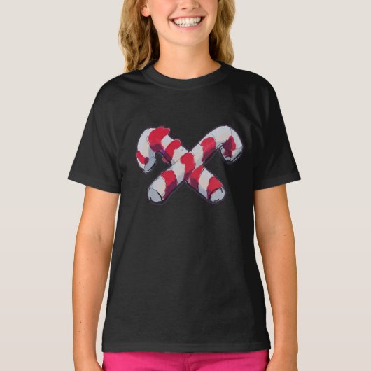 kerstsnoepriet t-shirt (Voorkant)