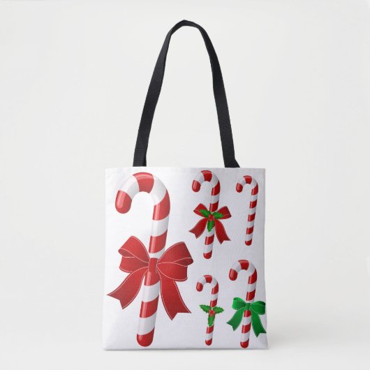 kerstsnoepriet tote bag (Voorkant)