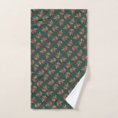 kerstsnoepriet voor de kerst bad handdoek (Handdoek)