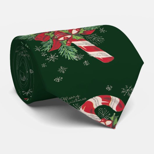 kerstsnoepriet voor de kerst stropdas (Opgerold)