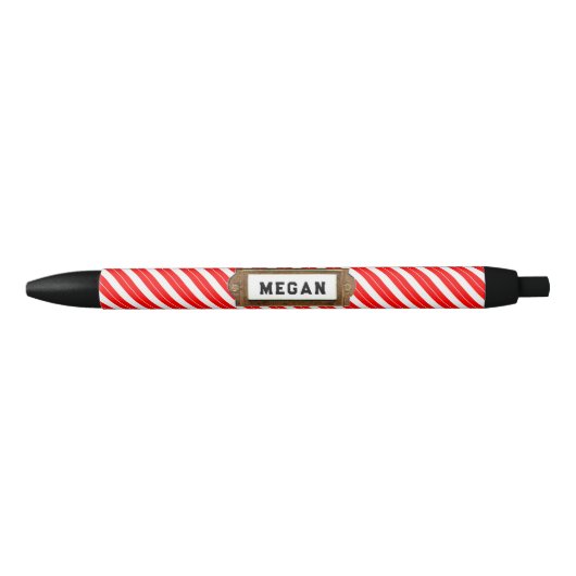 kerstsnoepriet zwarte inkt pen (Voorkant)