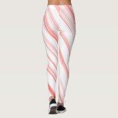 kerstsnoeprietcompressie Spandex-Leggings Leggings (Achterkant)