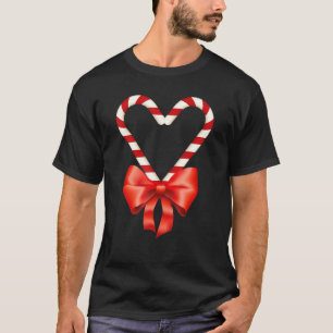 kerstsnoepriethart voor kinderen Mannen T-shirt
