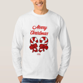 kerstsnoeprietjes Mannen Shirt met lange hoes