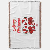 kerstsnoeprietjes Throw Blanket Deken (Voorkant Verticaal)
