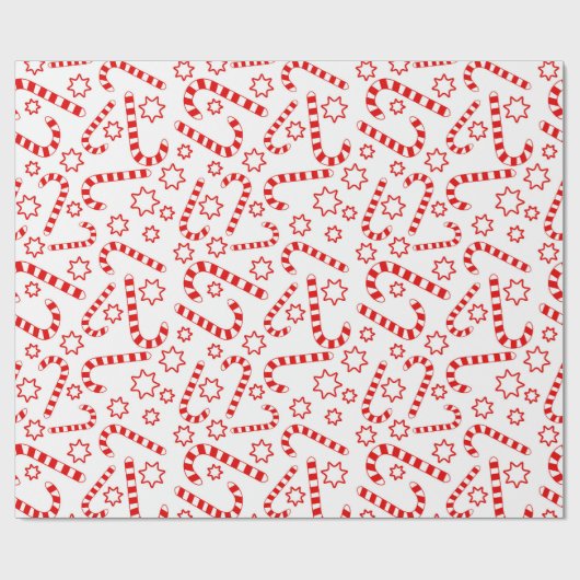 kerstsnoeprietpapier cadeaupapier (Vlak)