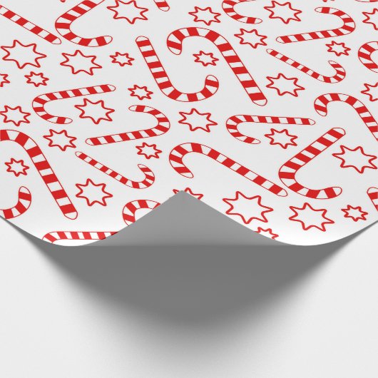 kerstsnoeprietpapier cadeaupapier (Hoek)