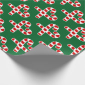 kerstsnoeprietpapier voor het inpakken van papier (Hoek)