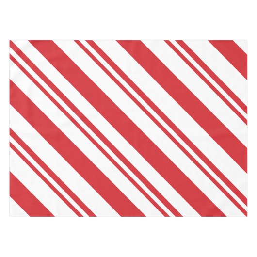 kerstsnoeprietpatroon tafelkleed (Voorkant (Horizontaal))