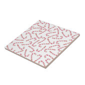 kerstsnoeprietpatroon tegeltje (Zijkant)