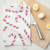 kerstsnoeprietpatroon theedoek (Quarter Fold)