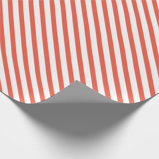 kerstsnoeprietstrepen cadeaupapier (Hoek)