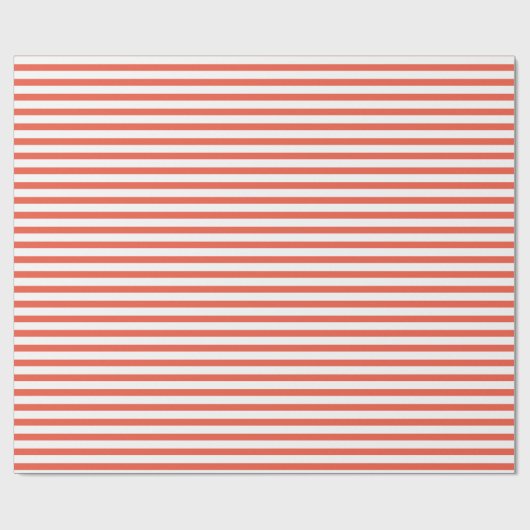 kerstsnoeprietstrepen cadeaupapier (Vlak)