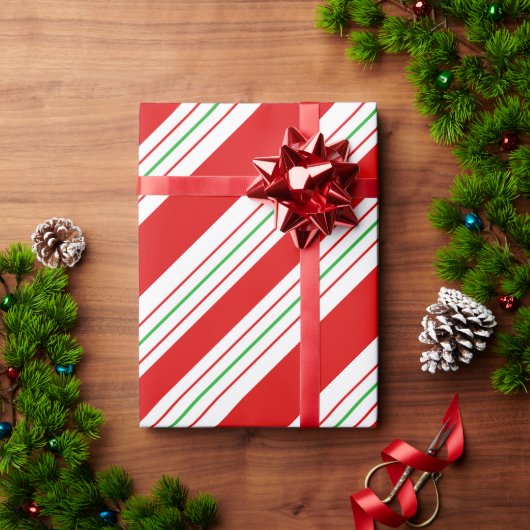 kerstsnoeprietstrips ID259 Cadeaupapier (Feestdagen Geschenken)