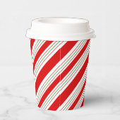 kerstsnoeprietstrips ID259 Papieren Bekers (Rechts)