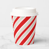 kerstsnoeprietstrips ID259 Papieren Bekers (Voorkant)