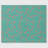 kerstsnoeprietten cadeaupapier (Vlak)