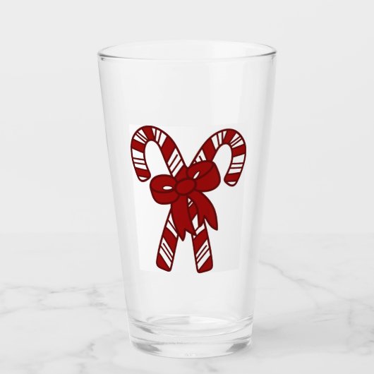kerstsnoeprietten glas (Voorkant)