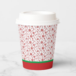 kerstsnoeprietten papieren bekers