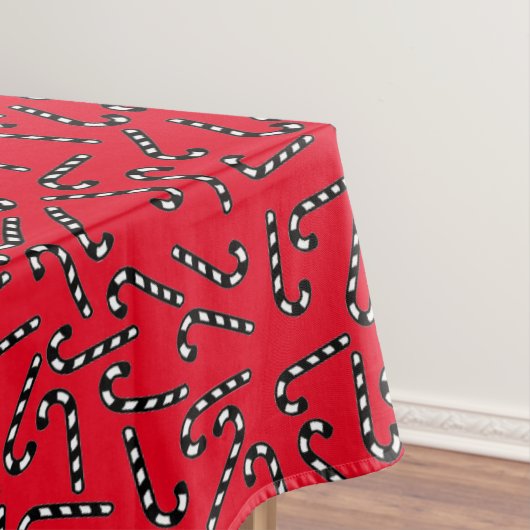 kerstsnoeprietten tafelkleed (Voorbeeld)