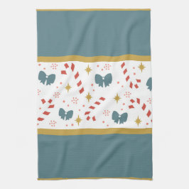 kerstsnoeprietten theedoek