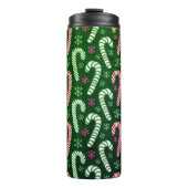 kerstsnoeprietten thermosbeker (Voorkant)