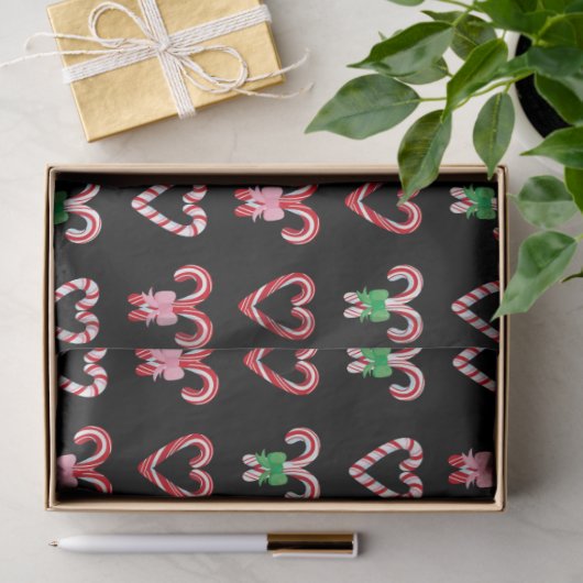 kerstsnoepschilderpatroon tissuepapier (Geschenk)