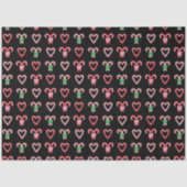 kerstsnoepschilderpatroon tissuepapier (Voorkant)