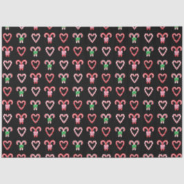 kerstsnoepschilderpatroon tissuepapier