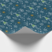 kerstsnoepschilfers en Cartoon Cadeaupapier (Hoek)