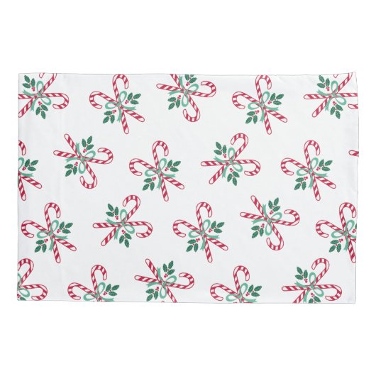 kerstsnoepsnoeren kussensloop (Achterkant)